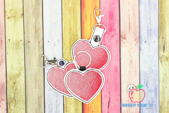 Love Heart in the Hoop Keyfob Review for Seasonal Sellers