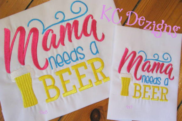 Mama Needs a Beer Design: An Embroidery Seller Review