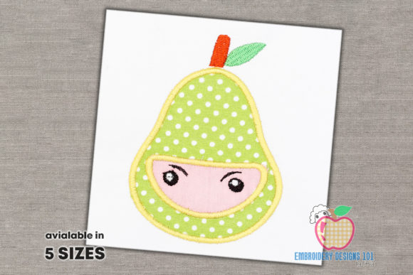 Pear Fruit Ninja Applique: A Seller's Review