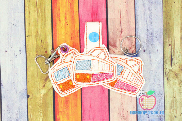 Retro Tram Style Keyfob Keychain ITH: A Designer's Review
